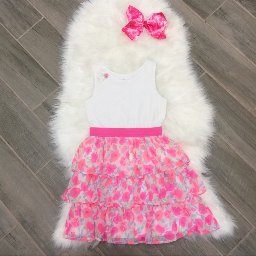 The Children’s Place Girls Ruffled Floral Dress